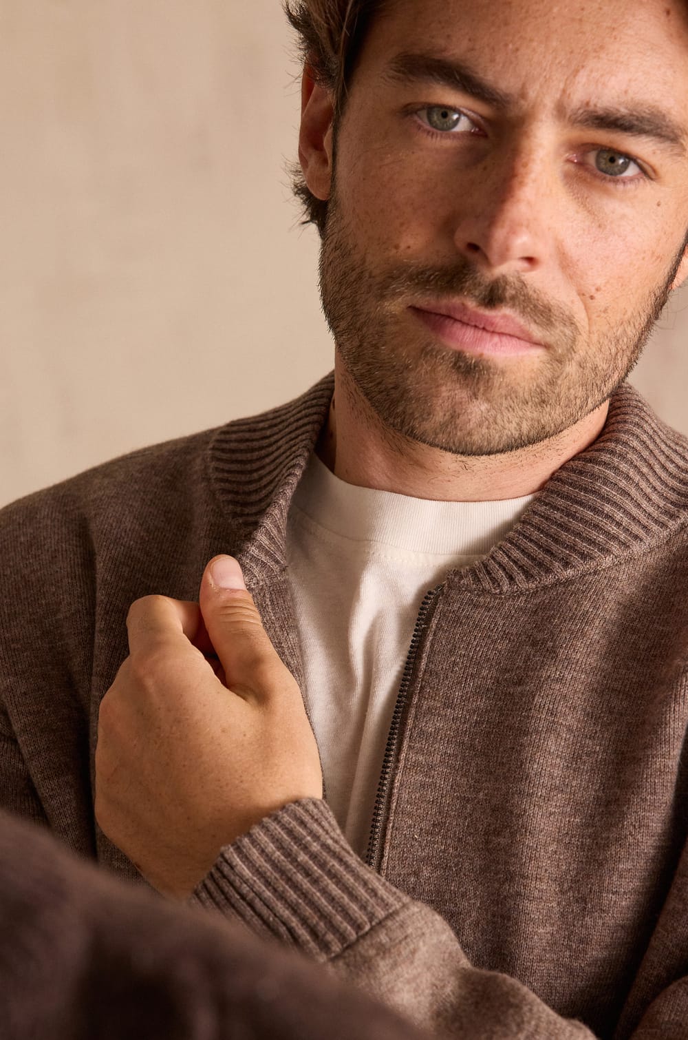 BAROUDEUR unisex bomber jacket in wool;${refinementColor}