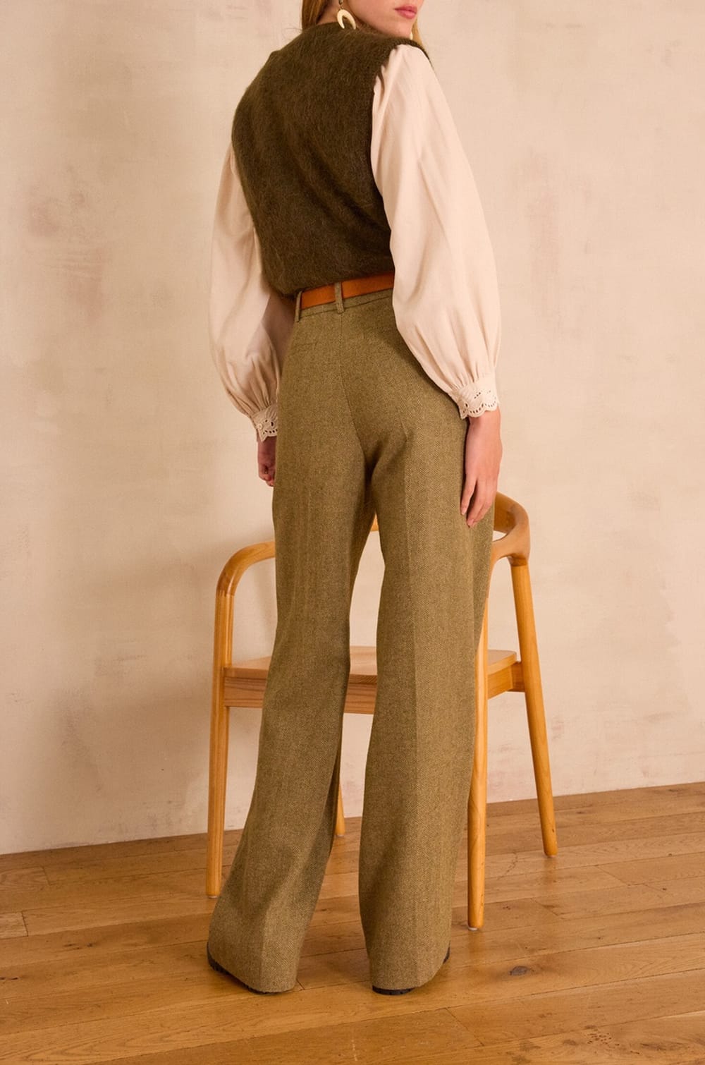 Pantalon droit MAXENCE;${refinementColor}