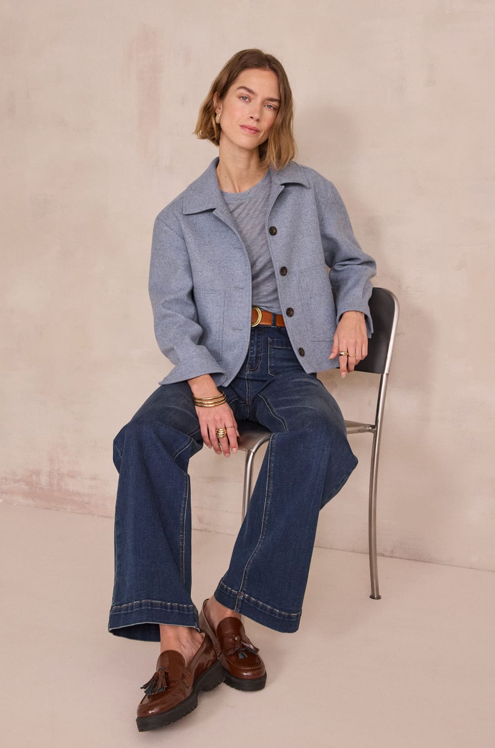 ANAIS wide leg jeans;${refinementColor}
