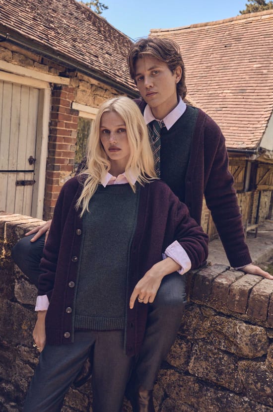 Unisex cardigan LOVELY;${refinementColor}