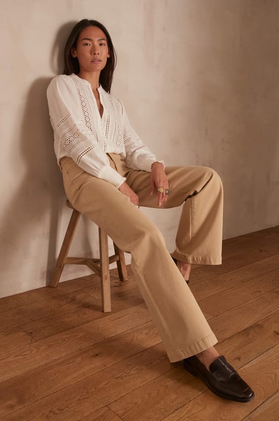SANDY wide-leg jeans PhotoZ | 1-2-3