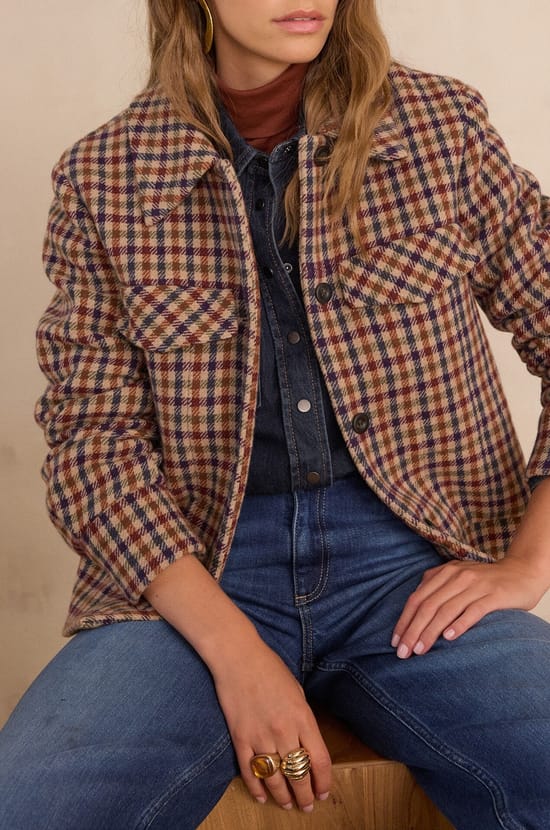 Veste FIERCE en laine;${refinementColor}
