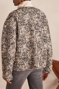 Veste CAROLINE B en tweed coton;${refinementColor}