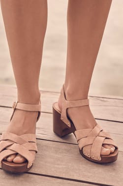 SIA Leather Heeled Sandals;${refinementColor}