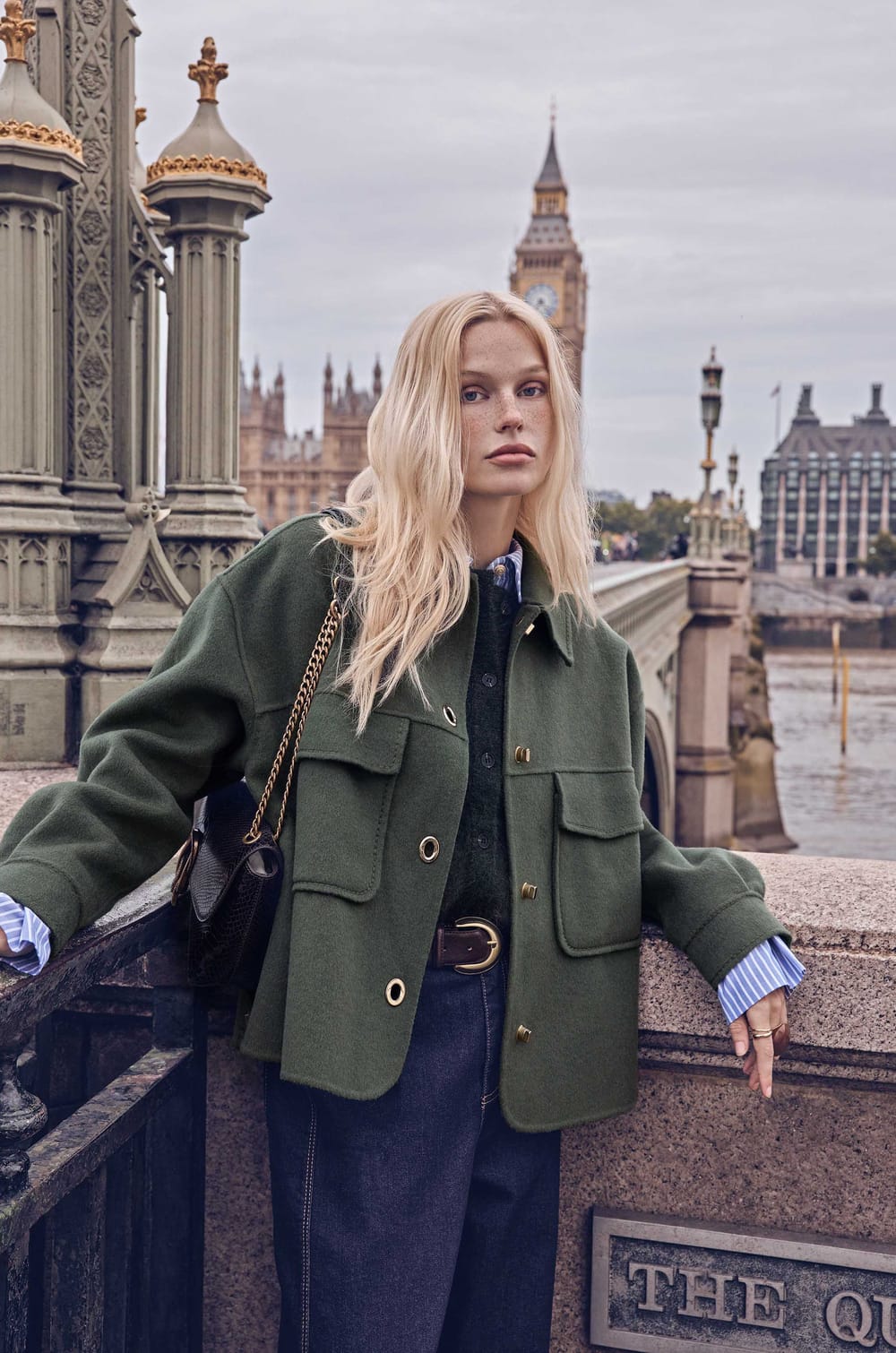 CLEA blended wool jacket;${refinementColor}