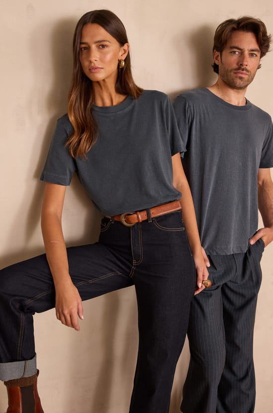 Unisex round neck t-shirt MARCEL(LE) in cotton;${refinementColor}