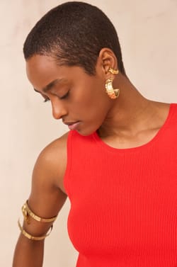 LYS two-tone trapeze dress;${refinementColor}