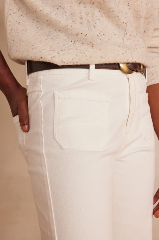 Pantalon large en coton LEA;${refinementColor}