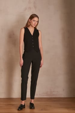 LARA chinos trousers;${refinementColor}