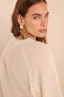 Alpaca Blend Knit Sweater PHOENIX;${refinementColor}