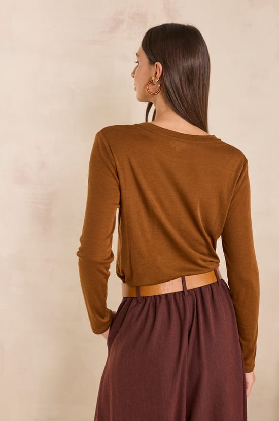 T-shirt &agrave; manches longues TOPAZE;${refinementColor}