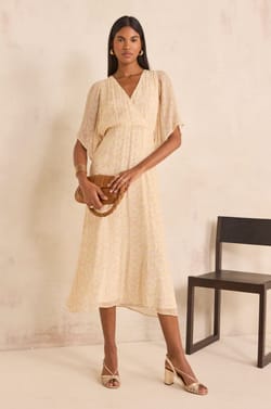 Printed straight dress BALMA;${refinementColor}