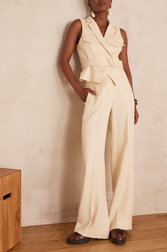 Pantalon large LAYLA;${refinementColor}