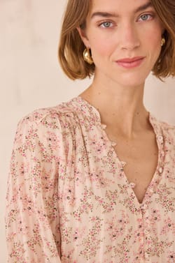 Floral print blouse DAIANA;${refinementColor}