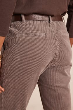 SABIL cotton velvet trousers;${refinementColor}
