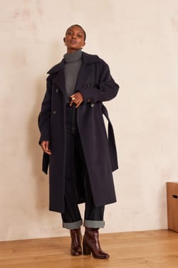 DJOVANNI long wool coat;${refinementColor}