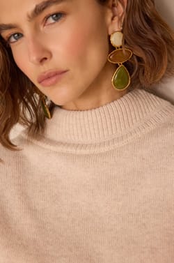 BEN turtleneck jumper in wool;${refinementColor}