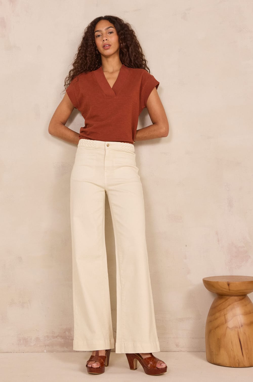 Jean large tress&eacute; ROSA;${refinementColor}