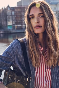 SAMY Striped Shirt;${refinementColor}