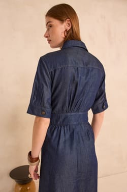Straight Denim Dress PRALINE;${refinementColor}