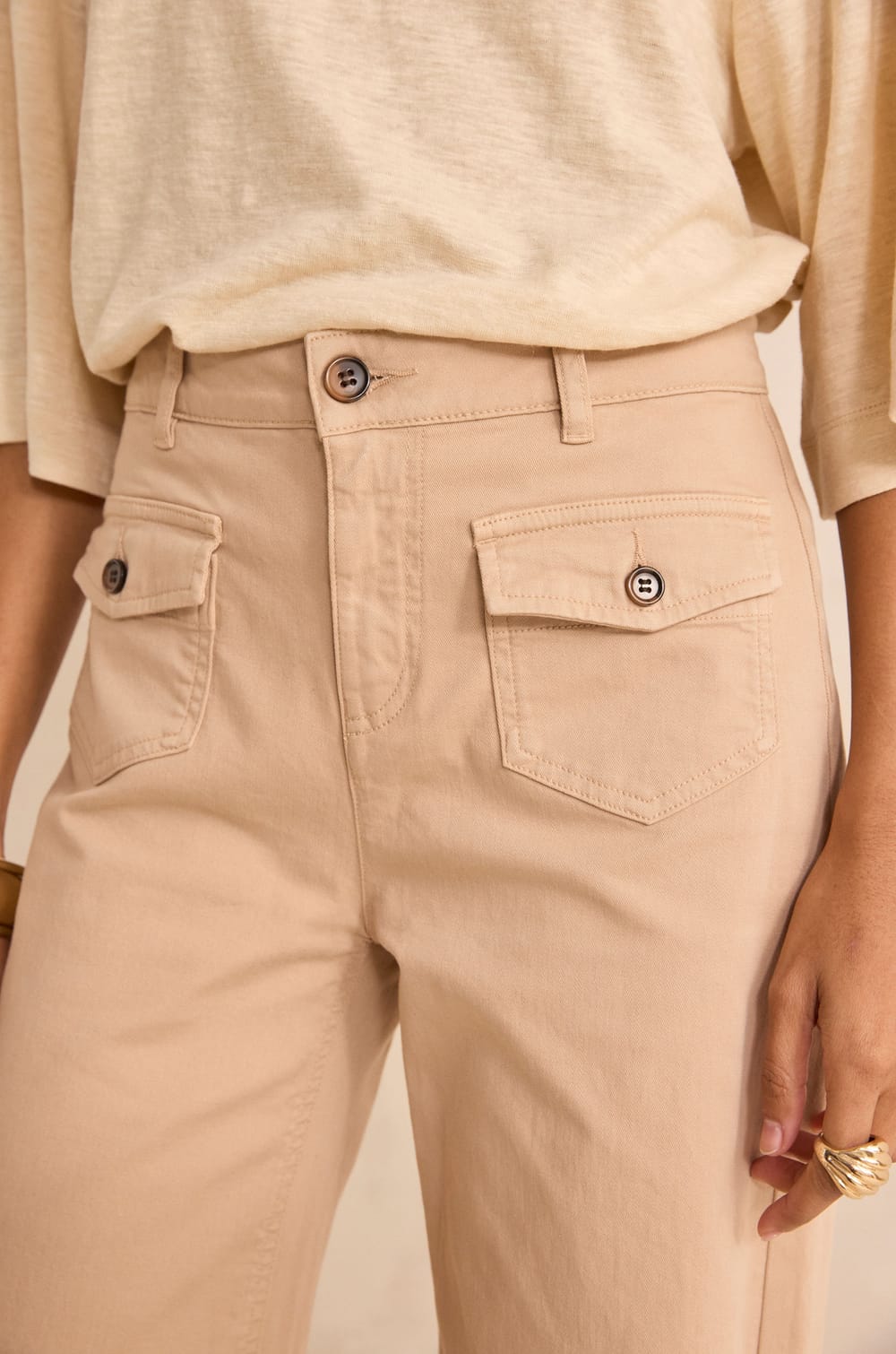 TIAGO wide pants;${refinementColor}