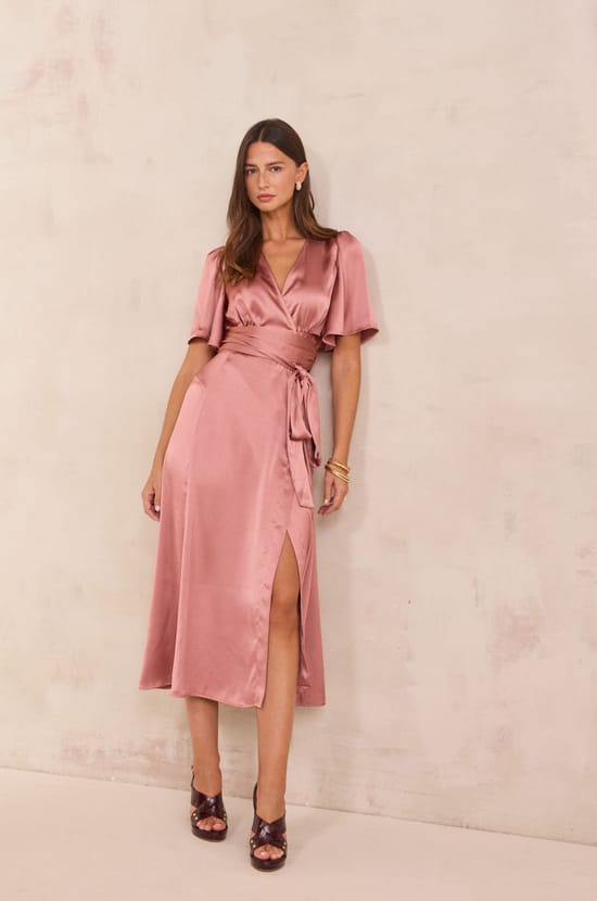 Long satin wrap dress BORA;${refinementColor}