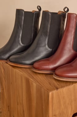 VALENTINA leather boots;${refinementColor}