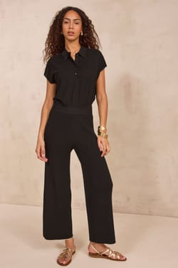 TIBAUT wide fine mesh pants;${refinementColor}