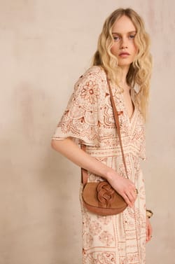 BRANA printed fluid dress;${refinementColor}