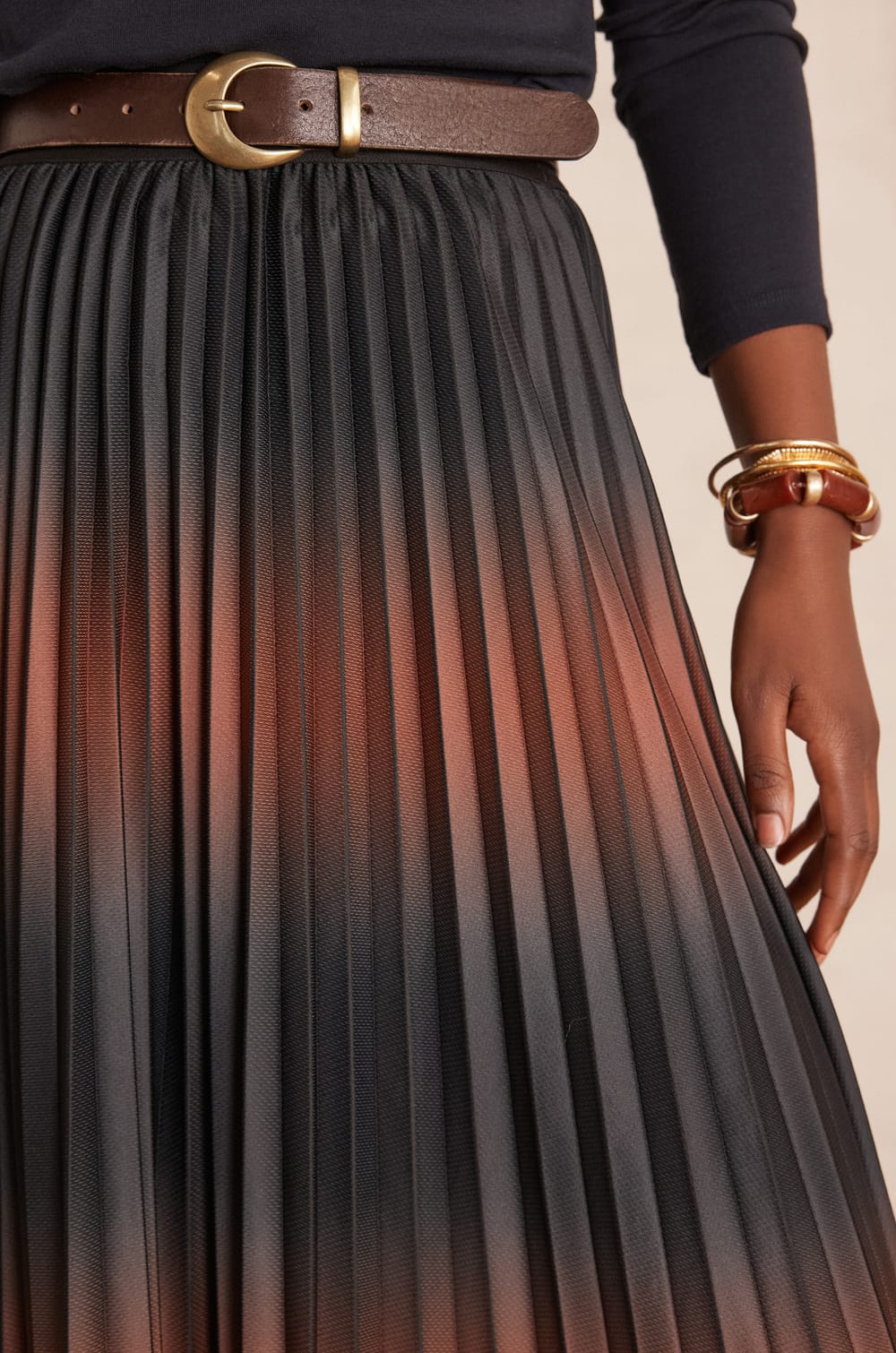 DARCY pleated skirt;${refinementColor}