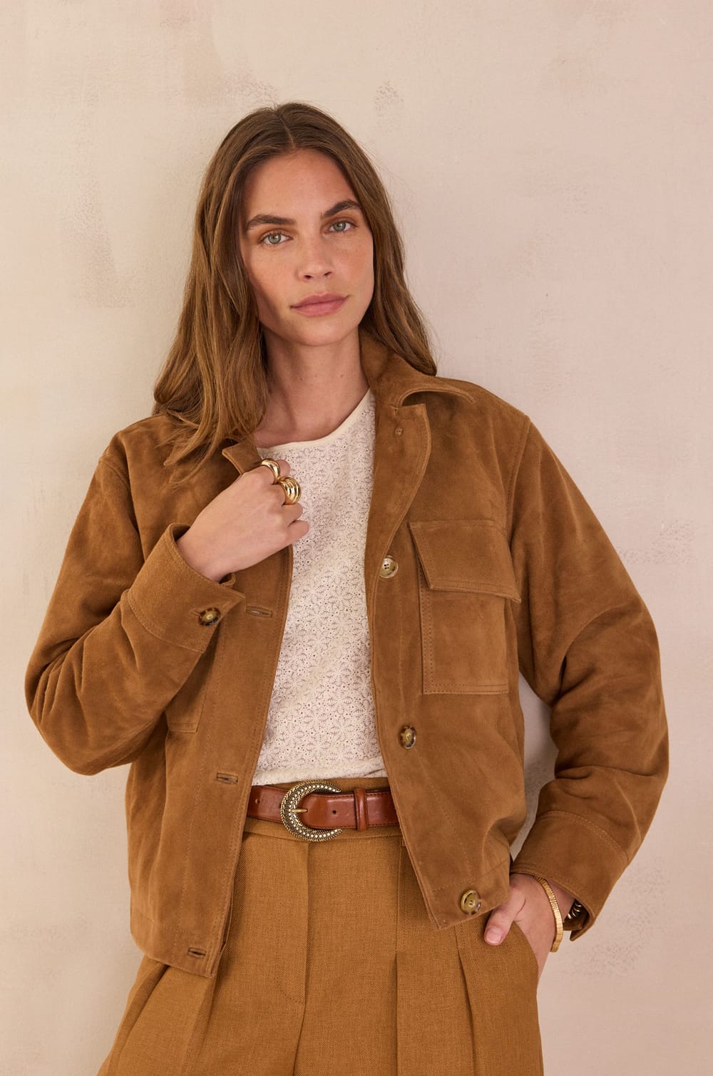 COCO leather jacket;${refinementColor}