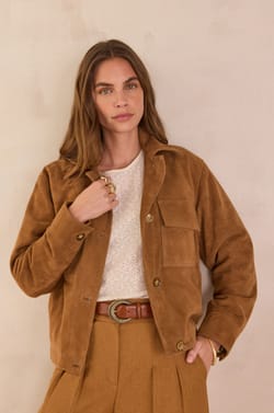 COCO leather jacket;${refinementColor}