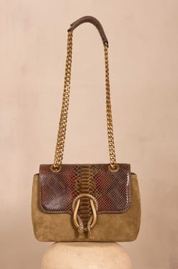 LEON MINI leather bag;${refinementColor}