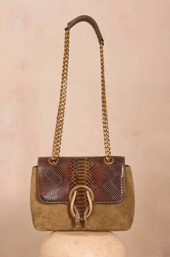 LEON MINI leather bag;${refinementColor}