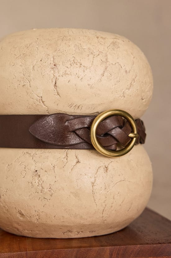 100% leather belt ERIKA;${refinementColor}