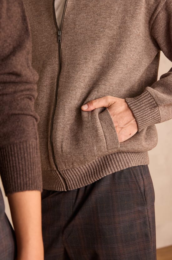 BAROUDEUR unisex bomber jacket in wool;${refinementColor}
