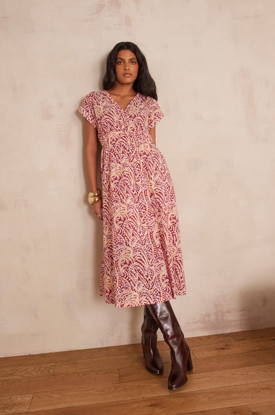 REVE cotton dress;${refinementColor}