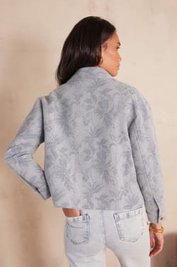 COLOMBE cotton jacket;${refinementColor}