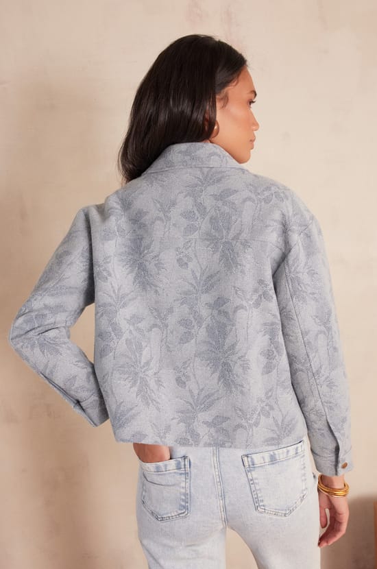 COLOMBE cotton jacket;${refinementColor}