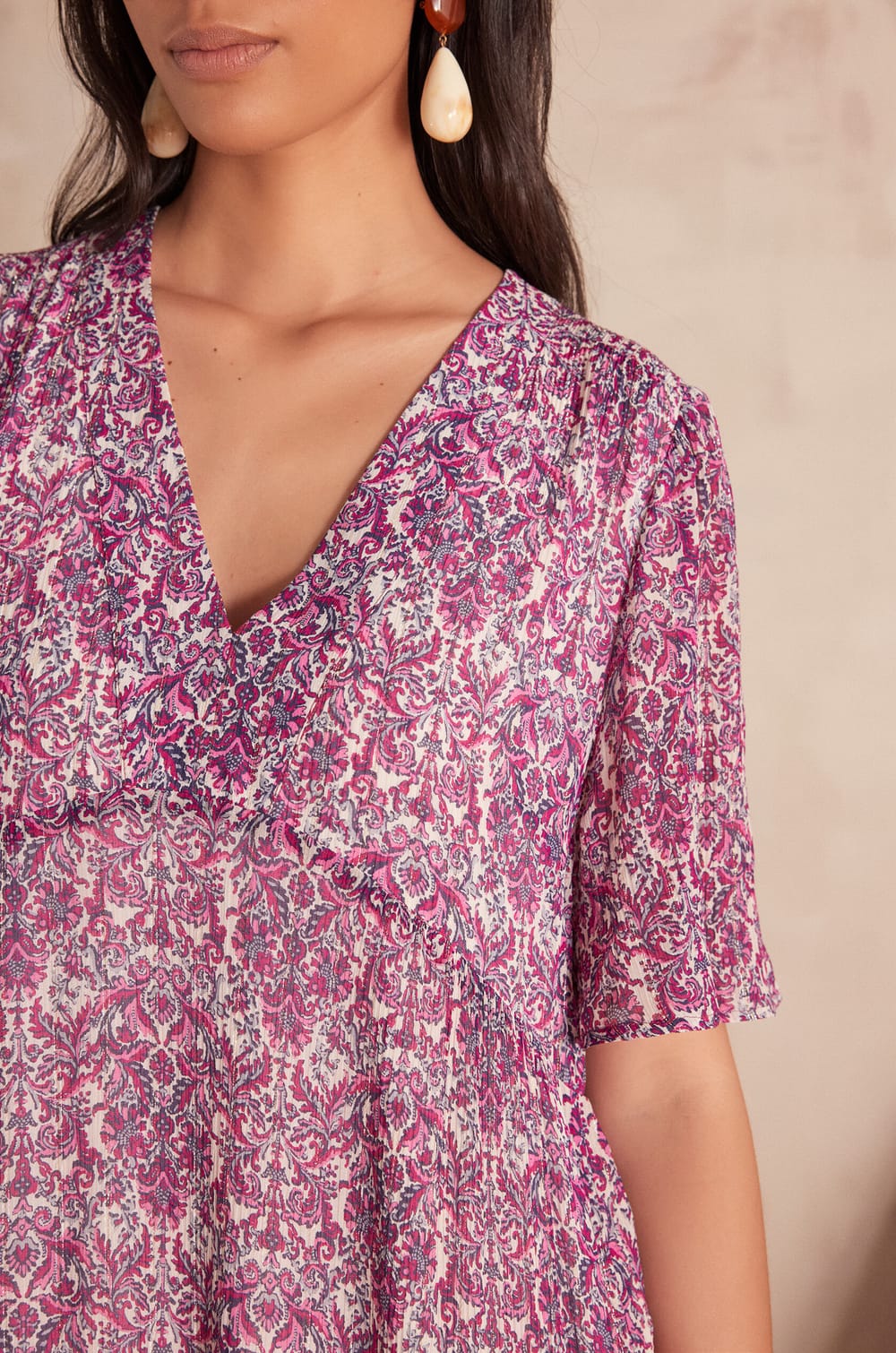 Robe ALBINA imprim&eacute;e;${refinementColor}