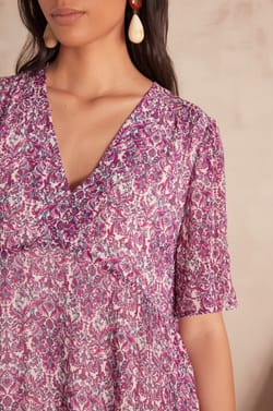 Robe ALBINA imprim&eacute;e;${refinementColor}