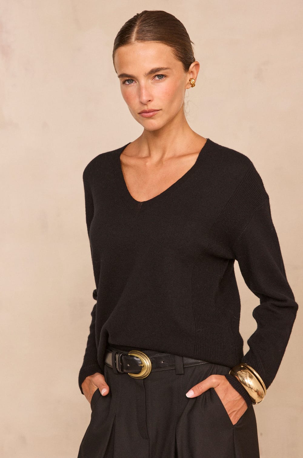ALBAN long-sleeve wool sweater;${refinementColor}