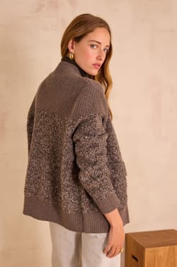 CLAUDIO BIS Wool Cardigan;${refinementColor}