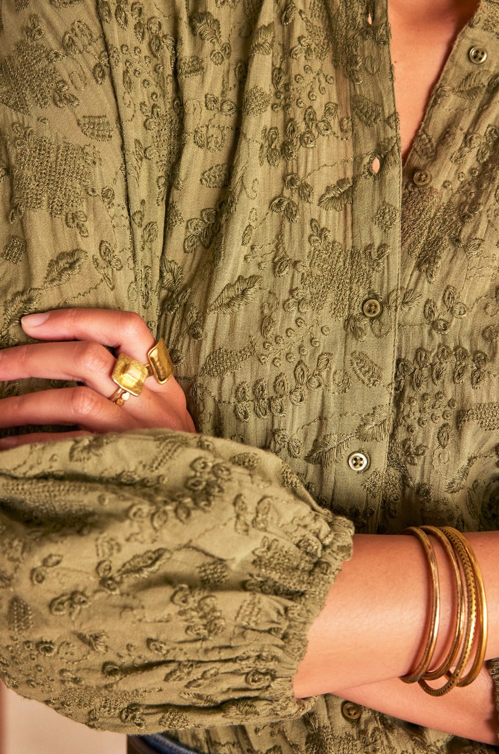 Blouse SIENA en coton;${refinementColor}