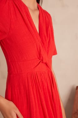 LOVE Cotton Dress;${refinementColor}