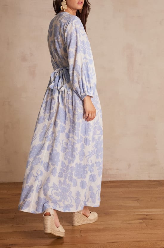 Robe longue MIRANA en coton;${refinementColor}