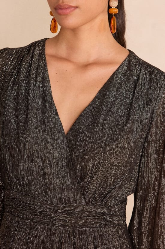 Robe longue iris&eacute; LOUMIA;${refinementColor}