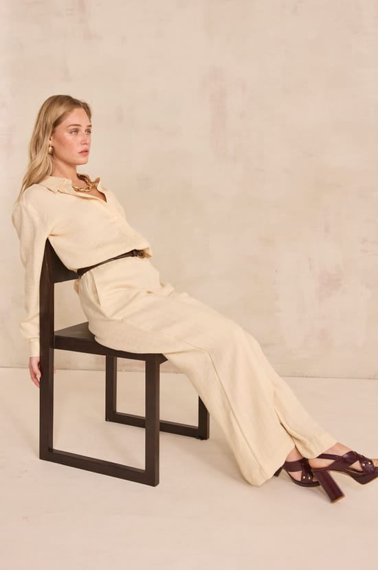 Pantalon large TESSA;${refinementColor}