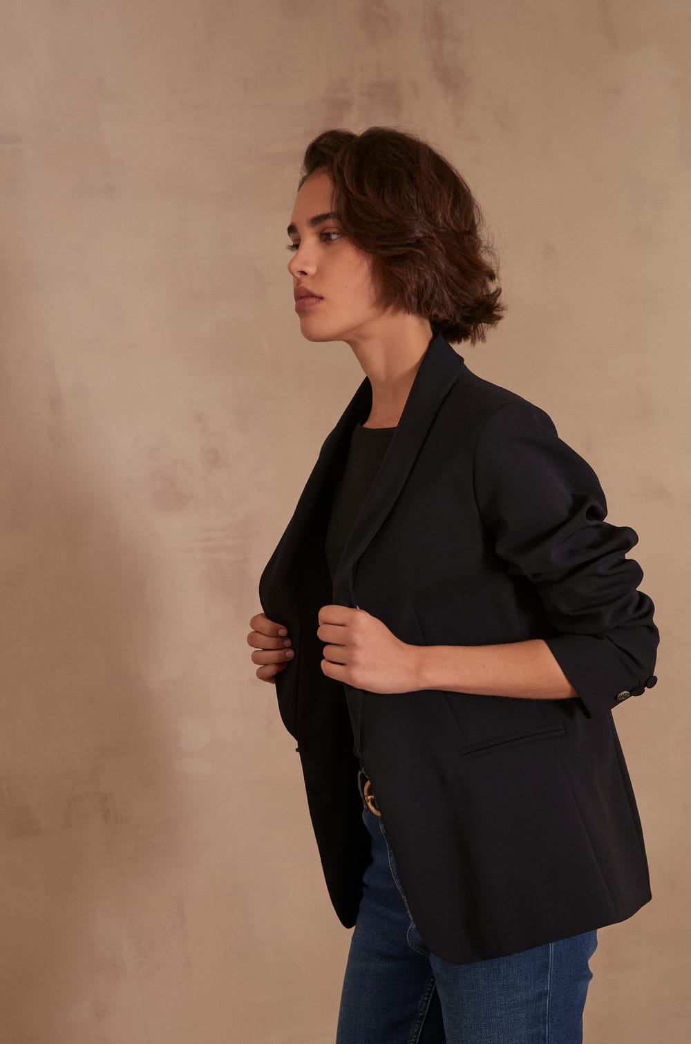 REINE tailored jacket;${refinementColor}