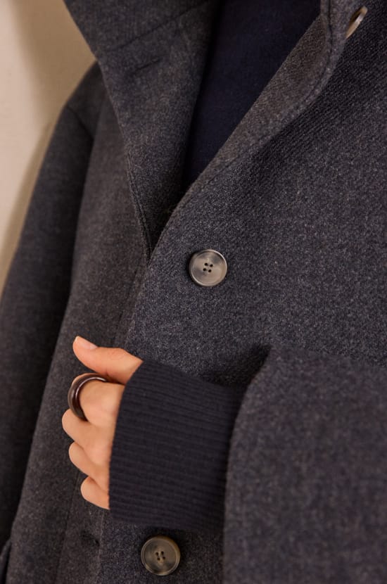 CELIA blend wool coat;${refinementColor}